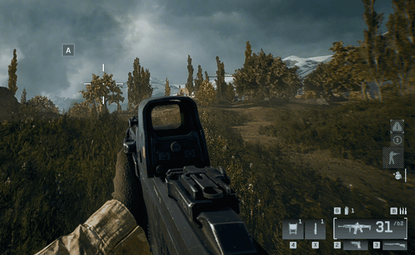Screen recording of player entering and exiting a capture point